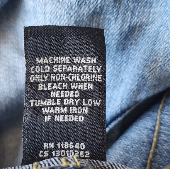 LANE BRYANT denim distressed shorts, size 20 - Picture 7 of 7